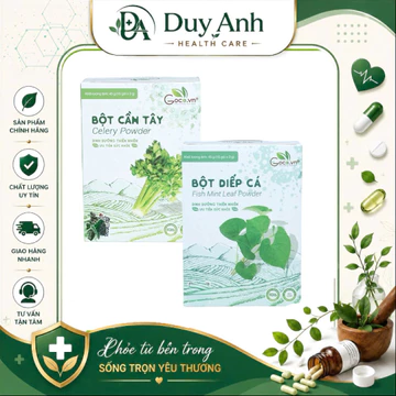 [COMBO 3 HỘP] BỘT CẦN TÂY / DIẾP CÁ GOCE - HỘP 15 GÓI X 3G