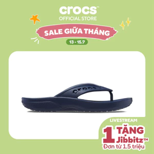 Dép xỏ ngón Unisex Crocs Baya II - Navy - 208192-410