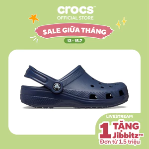 Giày Clog Trẻ Em Crocs Classic - Navy - 206991-410