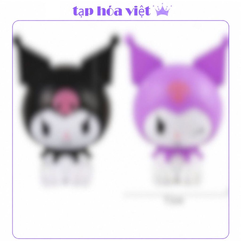 (3 EM) BÉ KUROMI trang trí bánh sinh nhật, bé Kuromi cute, mèo Kuromi