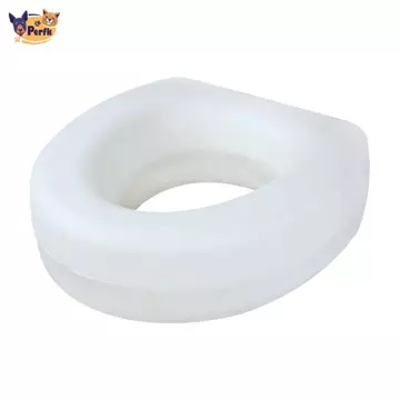 Ghế vệ sinh nâng cao 11 Cm Tăng chiều cao Cạnh cong mượt mà Nâng ghế vệ sinh cho người cao tuổi Hỗ trợ an toàn Nhà vệ sinh tròn