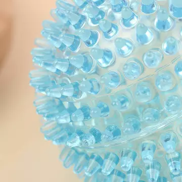 [LSHA] Bóng Spiky Rỗng Mềm Trong Suốt Phục Hồi Sức Mạnh Tập Thể Dục Giảm Căng Thẳng Massage Bóng Cho Tay Cổ Tay Bóng Tập Luyện Tay MỚI