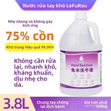 Dung dịch rửa tay khô sát khuẩn dạng gel, can lớn diệt khuẩn tiện lợi cho trường học