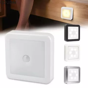 GOUDAI Đèn ngủ LED thông minh GOUDAI, Đèn ngủ cảm biến chuyển động tự động tiết kiệm năng lượng, Đèn nền cảm biến treo tường Đèn LED cảm biến chuyển động PIR Hành lang