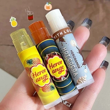 HERORANGE HERORANGE Lollipop Dưỡng Ẩm Son Dưỡng Ẩm Dưỡng Ẩm Phai Màu Môi Đường Son Môi Đế Mặt nạ Môi Nữ