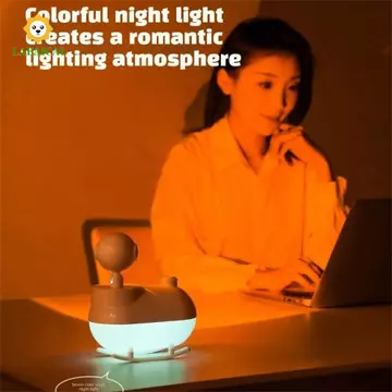 Máy tạo độ ẩm ánh sáng hoàng hôn LABAICAI, Máy tạo độ ẩm để bàn im lặng di động, Máy tạo độ ẩm tắt tiếng khí quyển Máy phun USB Máy tạo độ ẩm
