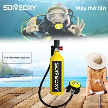 Bình oxy lặn lít mang theo bộ đồ lặn ống thở dưới nước, bán chạy giao nhanh