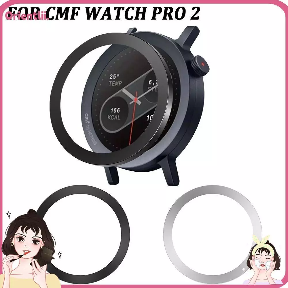 Vòng viền đồng hồ ORIENTTK, Vỏ đồng hồ PC bảo vệ, Vỏ bọc đồng hồ thay thế chống trầy xước trang trí cho đồng hồ CMF 2 Phụ kiện đồng hồ thông minh