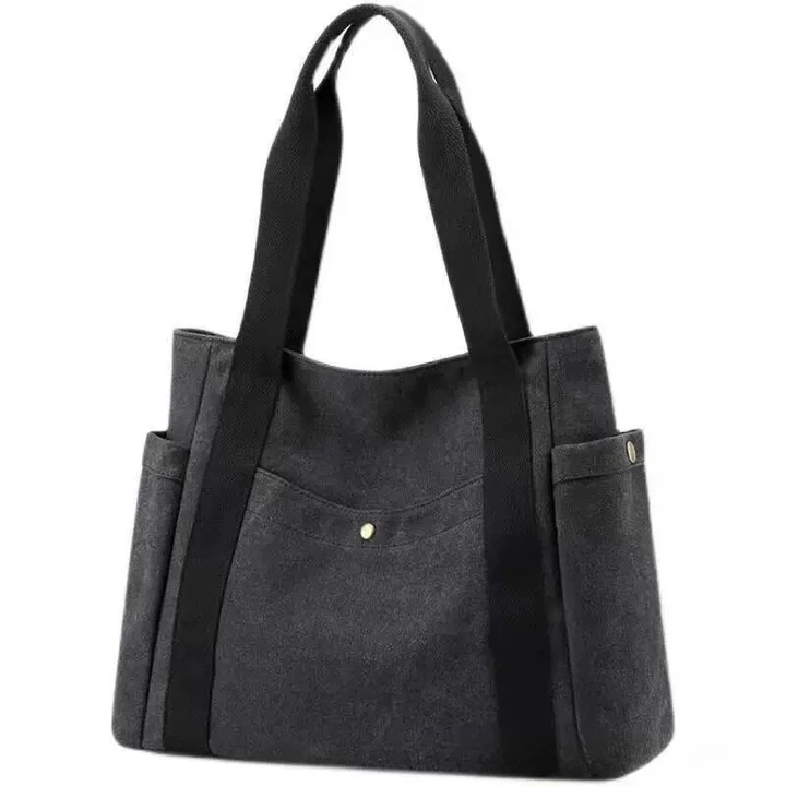 Women's Minimalist Canvas Tote Bag – Large – 4