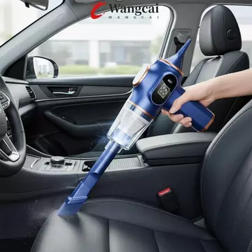 Máy hút bụi ô tô WANCGAI, Màn hình LCD hút cao 120W Máy hút bụi không dây, Công suất cao 4500Pa Công suất cao Loại bỏ bụi Máy hút bụi cầm tay Bàn phím làm sạch