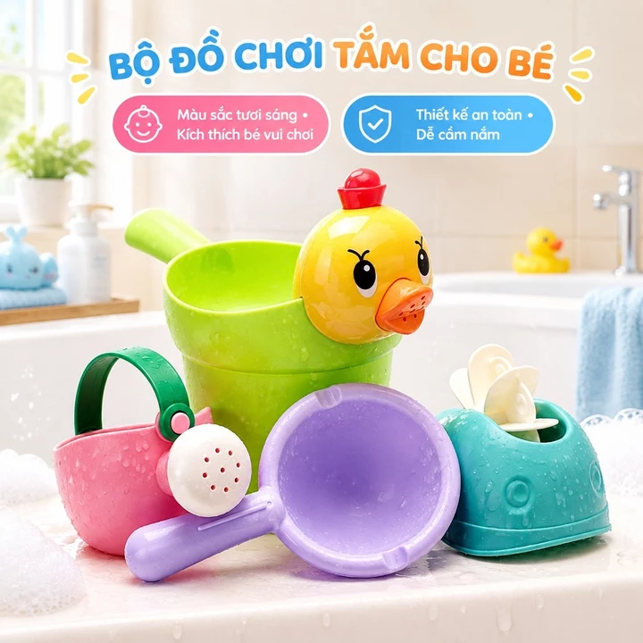 4 Đồ Chơi Cát Lâu Đài Cát Bãi Biển Hố Nước Bộ Đồ Chơi / Bé Trai Và Bé Gái Đồ Chơi Tắm Đồ Chơi Nước Cho Bé Bể Bơi Đi Biển Phòng Tắm Đồ Chơi Hoạt Hình Trẻ Em Đồ Chơi Nước / Trẻ Em