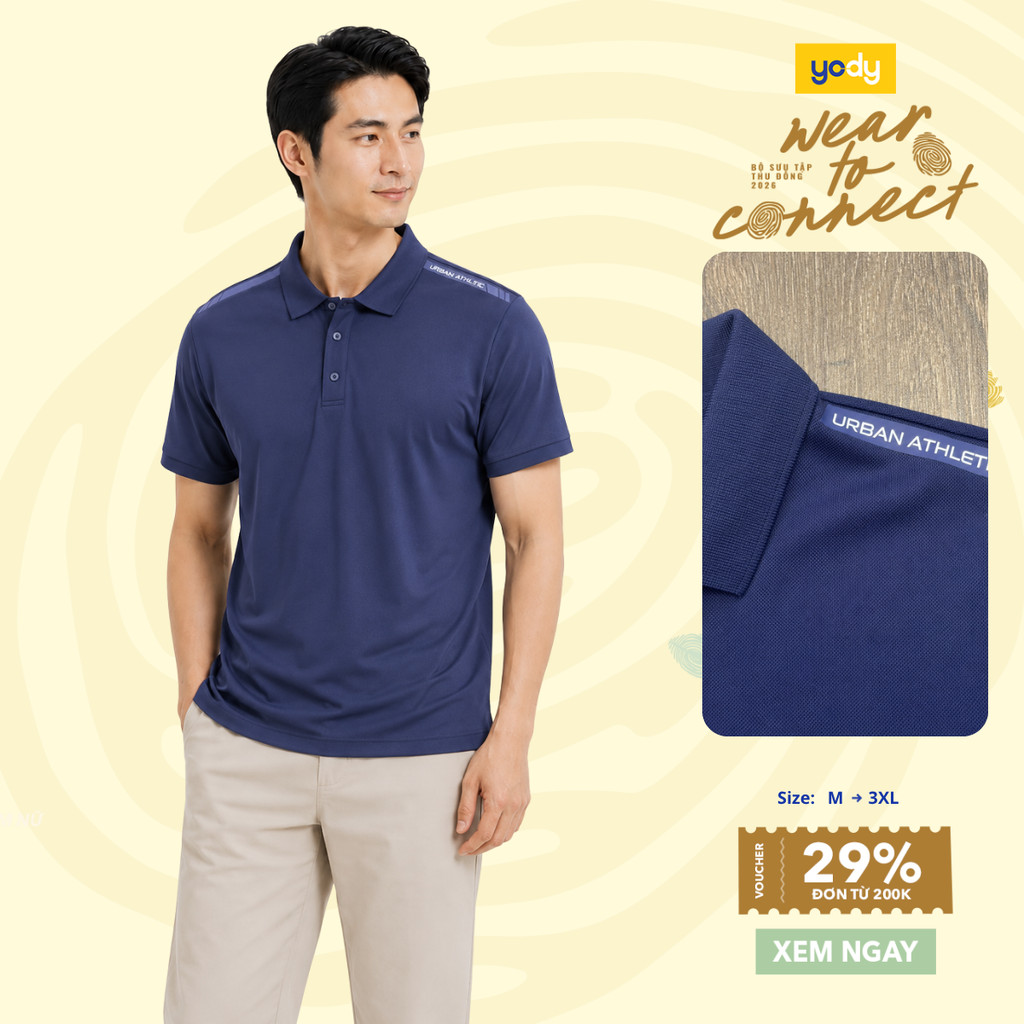 Áo Polo Nam Yody Thể Thao Siêu Nhẹ Thoáng Khí MAPO26A069