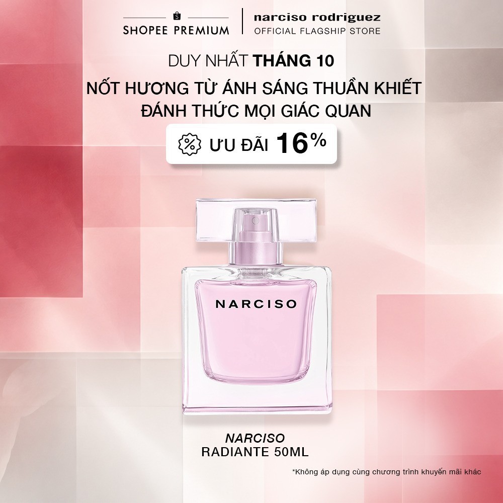 Nước Hoa nữ Narciso Rodriguez Narciso Eau De Parfum Radiante 50ml