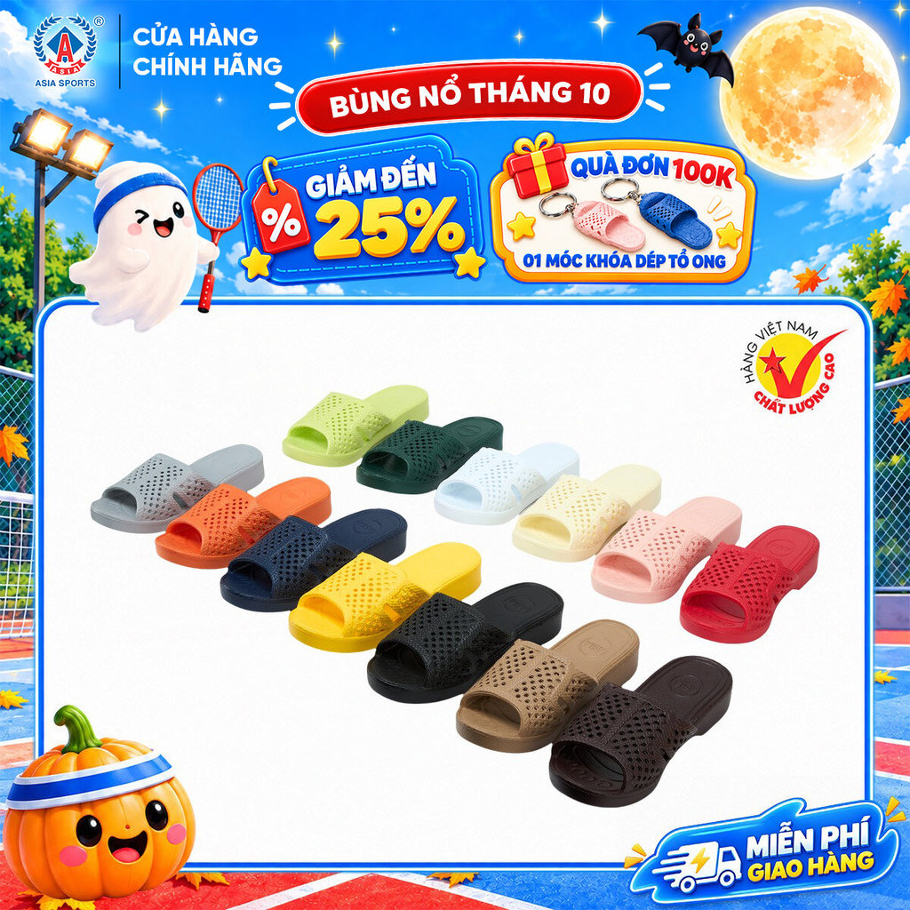 [MUA 2 GIẢM 3%] Dép Tổ Ong Nam ASIA (Size 38-44) Siêu Nhẹ - Dép Lê Nhựa Đúc Nam Đi Trong Nhà Đi Mưa Chống Trượt - DME369