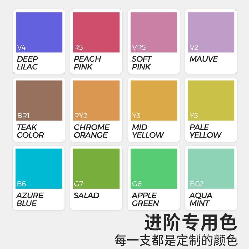 🌟Enmi ENMY Hộp Nhỏ Màu Đen Đơn Nạp Gói Tranh Chuyên Nghiệp Bút Đơn Thẳng Chất Lỏng Acrylic Bút Đơn Gói K3MM
