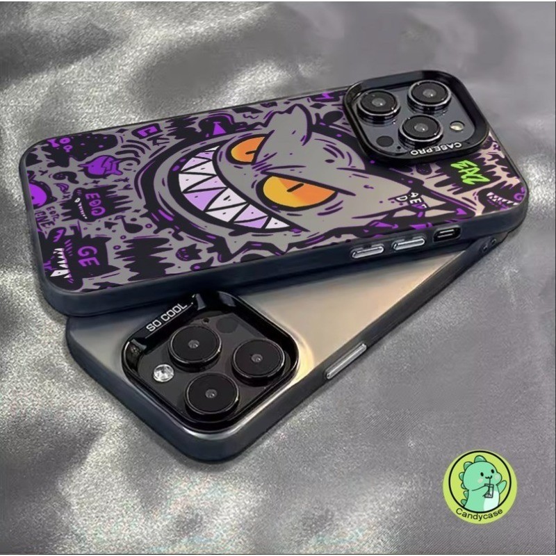 Vỏ Gengar Cool Cho Redmi K80 Pro K70 K70E K60 K60E K50 Gaming K50i K40 K40s Pro K30 K30i Ultra A5 A4 Turbo 4 Pro 3 5G Vỏ Điện Thoại Cứng Pokemon Boy Hoạt Hình Dễ Thương