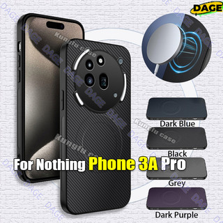 Vỏ COD cho Nothing Điện thoại 3a Pro 2a Plus Phone3aPro Phone3A (3A) 5G Họa tiết sợi Carbon Vỏ điện thoại da từ tính Vỏ cứng bảo vệ Camera chống sốc