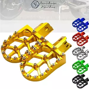 FANIELLAPOWELL Dirt Bike Foot Chốt, CNC gia công bền Footpegs Rest, Hot Rest Pedal Pedal CNC MX Racing