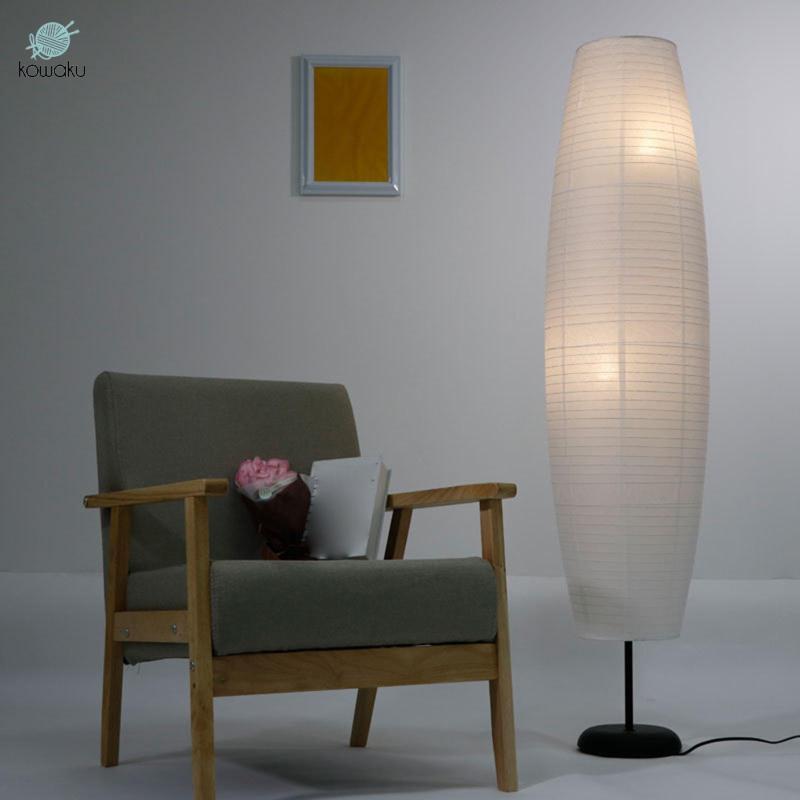 Đèn sàn giấy Bóng đèn đứng phong cách Nhật Bản Tấm che đèn, 100x32cm