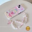 Vòng tay ngôi sao năm cánh hình cầu hình nơ đơn giản và trong suốt để trang trí mặt dây chuyền điện thoại di động