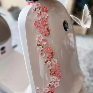 32 Chiếc 3D Hoa Đào Mô Phỏng Hoa Sakura Trang Trí Xe Hơi Trang Trí Nội Thất Ô Tô Điều Khiển Trung Tâm Sáng Tạo Bé Gái Đồ Chơi