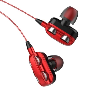 Tai nghe âm thanh nổi 3D Bass đục lỗ sâu cho tất cả các điện thoại thông minh Tai nghe nhét tai thể thao