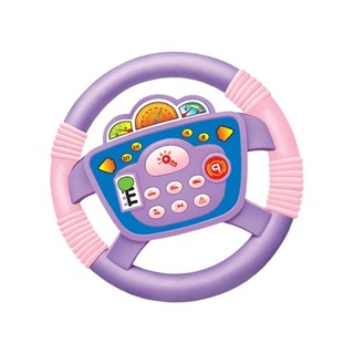 Kids Steering Wheel Toy For Car Passenger Seat With Sound Effects Musical Toy