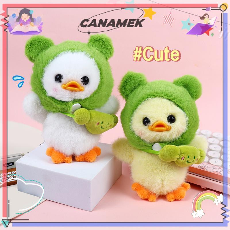CANAMEK Dễ Thương Vịt Búp Bê Móc Khóa Cho Túi Mặt Dây Chuyền Vịt Nhỏ Dễ Thương Sang Trọng Móc Khóa Vịt Ngộ nghĩnh Sang Trọng Mặt Dây Chuyền Móc Khóa CSF