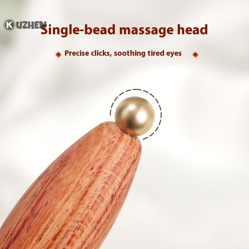 KUZHEN pod Beauty Brass & Rosewood Face Gua Sha Công cụ thư giãn mắt Meridian Point Massage bấm huyệt cầm tay HOT