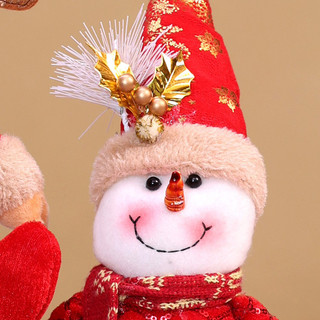 Bộ Đồ Trang Trí Giáng Sinh - Các Bức Tượng Nai Sừng Tấm Ông Già Noel Để Trang Trí Cây