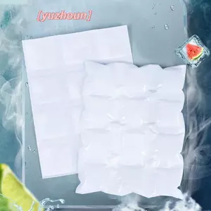 Túi đá Gel có thể tái sử dụng Hấp thụ nước tự động Cách nhiệt Ice Pa Pain Coldpress Túi làm mát Thực phẩm Giữ đá tươi Pa
