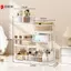 1 Dụng Cụ Sắp Xếp Mỹ Phẩm Bằng Kim Loại Phủ Nhẹ Không Lắp Đặt Trang Điểm Lưu Trữ Ra Kệ Để Bàn Trang Điểm Hiện Đại VN