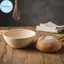 Pufangbliss Giỏ đựng bánh mì nghệ nhân mây tự nhiên có lớp lót vải hình bầu dục để chống hoàn hảo VN