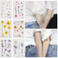 Hoa Cúc Chống Thấm Nước Hình Xăm Tạm Thời Nhỏ Nhiều Màu Sắc Cơ Thể Cánh Tay Chân Dán Thời Trang Lâu Dài