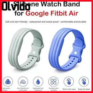 Dây đeo đồng hồ OLVIDO, Dây đeo thể thao silicon thoáng khí, Vòng đeo tay cao su có thể điều chỉnh Dây đeo cổ tay thay thế cho Google Fitbit Air dành cho nam nữ