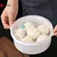 Lò vi sóng Nồi súp đặc biệt có nắp 1 Hộp cơm hấp 3 chiếc để chuẩn bị bữa ăn tiện lợi và bảo quản thực phẩm hàng ngày VN