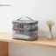 BeautifulHomeA Túi Đựng Mỹ Phẩm Lưới Thoáng Khí Dung Tích Lớn Hai Lớp Túi Vệ Sinh Thoáng Khí Cho Tập Gym Tập Luyện Du Lịch Ngoài Trời VN