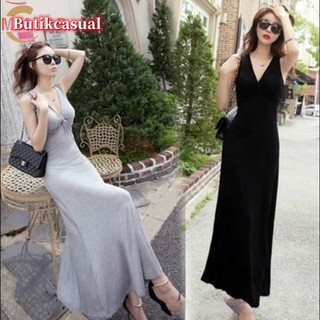 Đầm Dài Vải Modal cotton plus size Thời Trang Gợi Cảm Cho Nữ