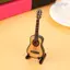 WANYEDI 3 Mô Hình Đàn Guitar Thu Nhỏ, Chất Liệu Gỗ Da Đen Mô Hình Đàn Guitar Gỗ, Có Chân Đế Sưu Tập Các Bức Tượng Nhỏ Đàn Guitar Kích Thước Mini Trang Trí Nhà