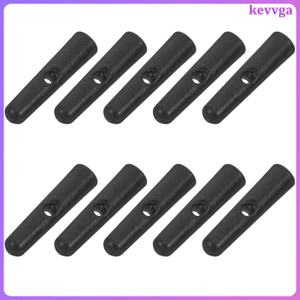 10 Chiếc Ô Đuôi Trang Trí Tua Rua Thả Hạt Thay Thế 2.70X0.40X0.40CM Đen kevga