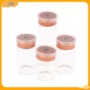 VFZ 10 Cái 3ml 5ml 6ml 10ml Lọ Chống Rò Rỉ Chống Bụi Cao Su Chặn Lật Mũ Nắp Nhôm Không Burr Chai Thủy Tinh Louislifecool