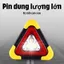 Đèn LED Cảnh Báo Nguy Hiểm Ô Tô Đa Năng - Biển Tam Giác Dừng Đỗ Khẩn Cấp, Năng Lượng Mặt Trời, Pin Sạc Dự Phòng