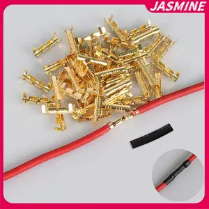 JASMINE 52 Chiếc Nút Nhấn Qui Connect Terminal Cổng Kết Nối Kép Thiết Bị Đầu Cuối 453 U Loại 0.3-1.5mm2 Đầu Nối Dây Thiết Bị Đầu Cuối JASMINE