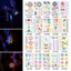 UV Glow Tạm Thời Hình Xăm Miếng Dán Truyền Nước Dạ Quang Neon Cơ Thể Nghệ Thuật Chống Thấm Nước Nhiều Màu Sắc Đảng Đề Can