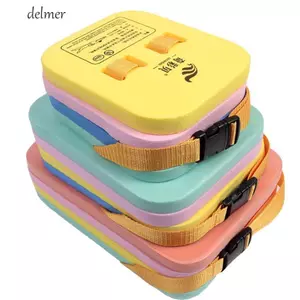 DELMER Bơi Trở Lại Trôi 4 Lớp Lưng Tấm Nổi Đai Bơi EVA Bọt Ban Người Mới Bắt Đầu Bảng Vẽ Nước Phao Tấm Nền Bơi Nổi Lưng