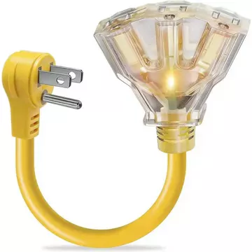 Dây nối dài thước 2 / 3 Nhiều ổ cắm, Dây nối dài ngoài trời chống nước, Dây nối dài 3 ổ cắm ngoài trời, ngắn được liệt kê Xưởng cắm trại Rv, Xe kéo, Nhà để xe tại nhà