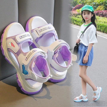 | sandals for women | 【sandals for girls】 ♘Giày Sandal Bé Gái Mùa Hè 2025 Phong Cách Mới Trẻ Em Giày Công Chúa Thời Trang Bé Gái Vừa Lớn Trẻ Em Mở Mũi Đi Biển ※