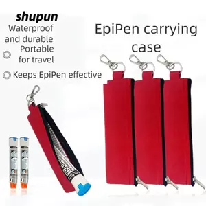Túi làm mát Insulin SHUPUN, Túi bảo vệ thuốc bỏ túi bằng vải chống thấm nước, Túi bảo quản lạnh đông lạnh dung tích lớn cách nhiệt đa chức năng dành cho người tiểu đường