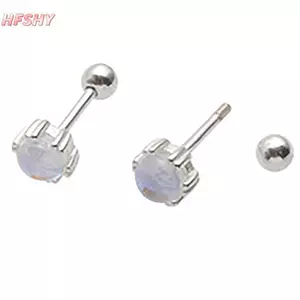 HFSHY 1 Cặp Xương Tai Móng Tay Xoắn Ốc Bông Tai Nữ Bé Gái Đảng Mới Mỹ Trang Sức Quà Tặng VN