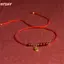 HFSHY Vòng Chân Dệt Tay Natal Năm Cinnabar Vòng Chân Fu Thương Hiệu Vòng Chân Phong Cách Dân Tộc Trang Sức VN